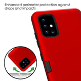 MB - Premium Protector Cover for Samsung Galaxy A51 5G - Red