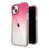 SP - GemShell Edition Case for iPhone 14 Plus - Pink Fade/Clear