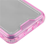 Samsung A50/A20 - Hybrid Protector Case (Transparent/Pink)