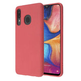 MB - Liquid Silicone Case for Samsung A50/A20 - Coral Pink