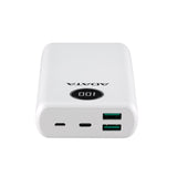 AD - 20,000mAh Power Bank w/ 3 Ports- White