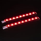 LED Car Interior Light Bars (Set of 2) - Red