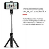 XT-09 360 Degree Tripod Selfie w/ Remote - Black