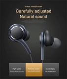 S10+/S8 3.5mm Stereo Earphones (Gen) - Black