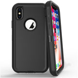 iPhone Xs Max - Heavy Duty Rugged Case - Black