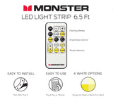 MS - Multi-White LED Light Strip (6.5 ft) w/ Remote