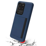 MB - Hybrid Cover w/ Card Storage for Samsung Galaxy Note 20 Ultra - Navy