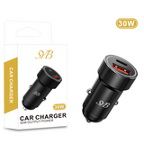 SYB - 30W Car Charger (USB-A & USB-C) - Black