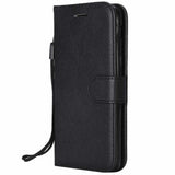 Aoko Wallet Case for Samsung J7 Star - Black