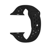 iWatch Breathable Silicone Band - Black (38-40MM) Size