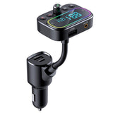 T67 Bluetooth Transmitter MP3 Car Charger w/ Dual Mic