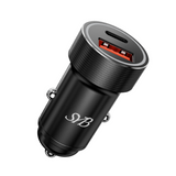 SYB - 30W Car Charger (USB-A & USB-C) - Black