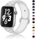 iWatch Breathable Silicone Band - Black (38-40MM) Size