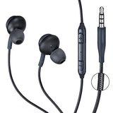 S10+/S8 3.5mm Stereo Earphones (Gen) - Black