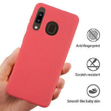 MB - Liquid Silicone Case for Samsung A50/A20 - Coral Pink