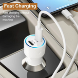 Dreamify 40W Dual USB-C Port Car Charger - White