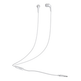 MT - Earbuds 2-S In-Ear Headphones w/ Mic - White
