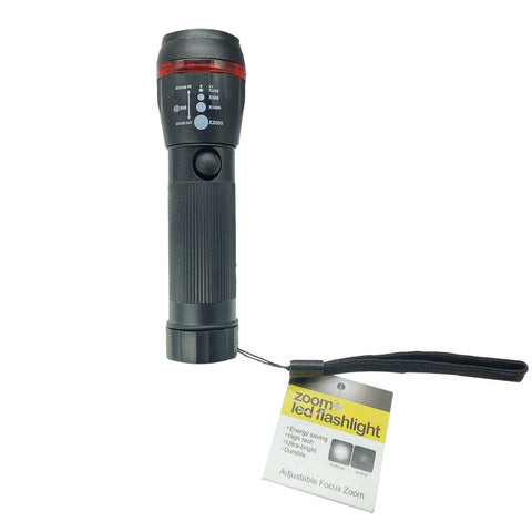 LED Adjustable Zoom Flashlight