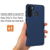 MB - Premium Protector Cover for Samsung Galaxy A21 - Navy