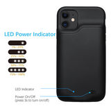 iPhone 15 Rechargeable Battery Case 6800mAh - Black