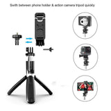 Wireless Selfie Stick w/ Tripod & Remote - White