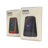 ZTE Verve Snap (Z2336) Flip Phone -8GB-Black-Unlocked (New)