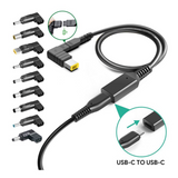 BTI 65W USB-C 2 in 1 Universal Laptop Charger (Compatible w/ Dell / HP / Lenovo / Asus / Toshiba)