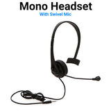 Vibe 3.5mm Work Headset w/ Swivel Mic