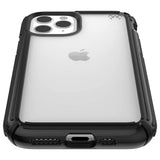 SP - Presidio V-Grip Case for iPhone 11 Pro Max - Clear/Black