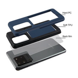 MB - Hybrid Cover w/ Card Storage for Samsung Galaxy Note 20 Ultra - Navy