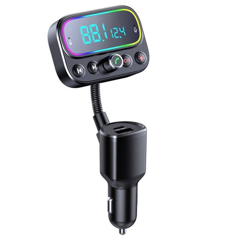 T67 Bluetooth Transmitter MP3 Car Charger w/ Dual Mic