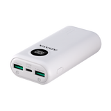 AD - 10,000mAh Power Bank w/ 3 Ports - White