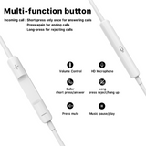 MB - MFI Lightning Earphones w/ Volume Control - White