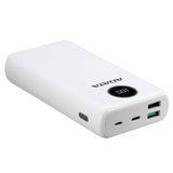 AD - 20,000mAh Power Bank w/ 3 Ports- White