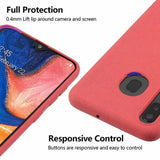 MB - Liquid Silicone Case for Samsung A50/A20 - Coral Pink