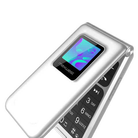 MaxWest Neo Flip 4G LTE Volte - Unlocked (New) - Silver