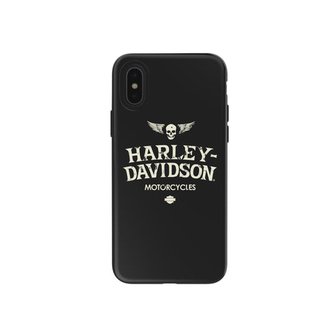 HD - Protective Bumper Phone Case - iPhone X/XS - Matte Skull Design