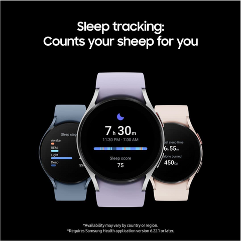 Samsung Galaxy Watch5 44mm Graphite Aluminum Case w/ Graphite Sport Band (Bluetooth) - New