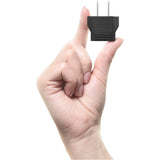 Travel Adapter US to EU Plug Adapter (Flat Pin)