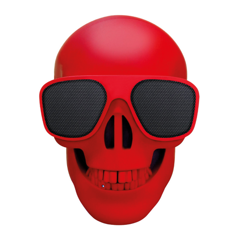 Air Muerto Desktop Portable Bluetooth Speaker - Red/Black