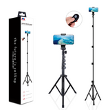 MB - Tripod Selfie Stick w/ Bluetooth Remote - Black