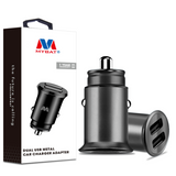 MB - Dual USB-A Car Charger Adapter(3.5A) - Black