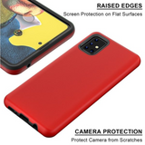 MB - Fuse Hybrid Case for Samsung A51 5G - Red/Black