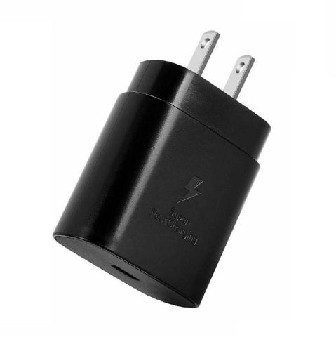 SM - 25W USB-C Wall Charger Adapter (Bulk) - Black