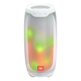 JL - Pulse 4 Portable Bluetooth Speaker w/ Light Show - White