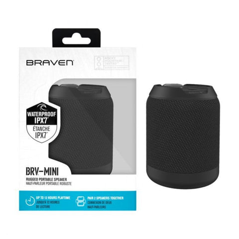 BV - BRV-Mini Waterproof BT Speaker - Black