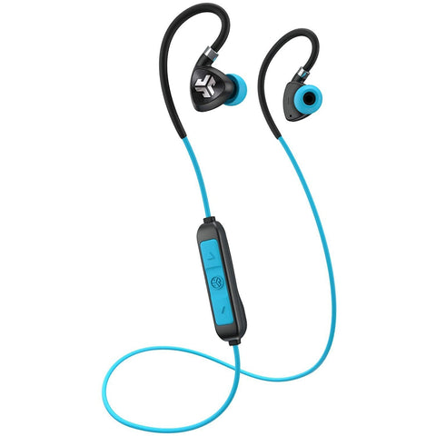 JLab - Fit 2.0 Wireless Sport Earbuds - Blue/Black