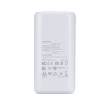 AD - 10,000mAh Power Bank w/ 3 Ports - White