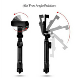 XT-09 360 Degree Tripod Selfie w/ Remote - Black