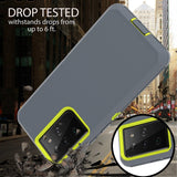 Samsung Galaxy S21 Ultra - Heavy Duty Rugged Case - Grey/Green